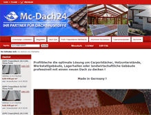 Tablet Screenshot of mc-dach24.com